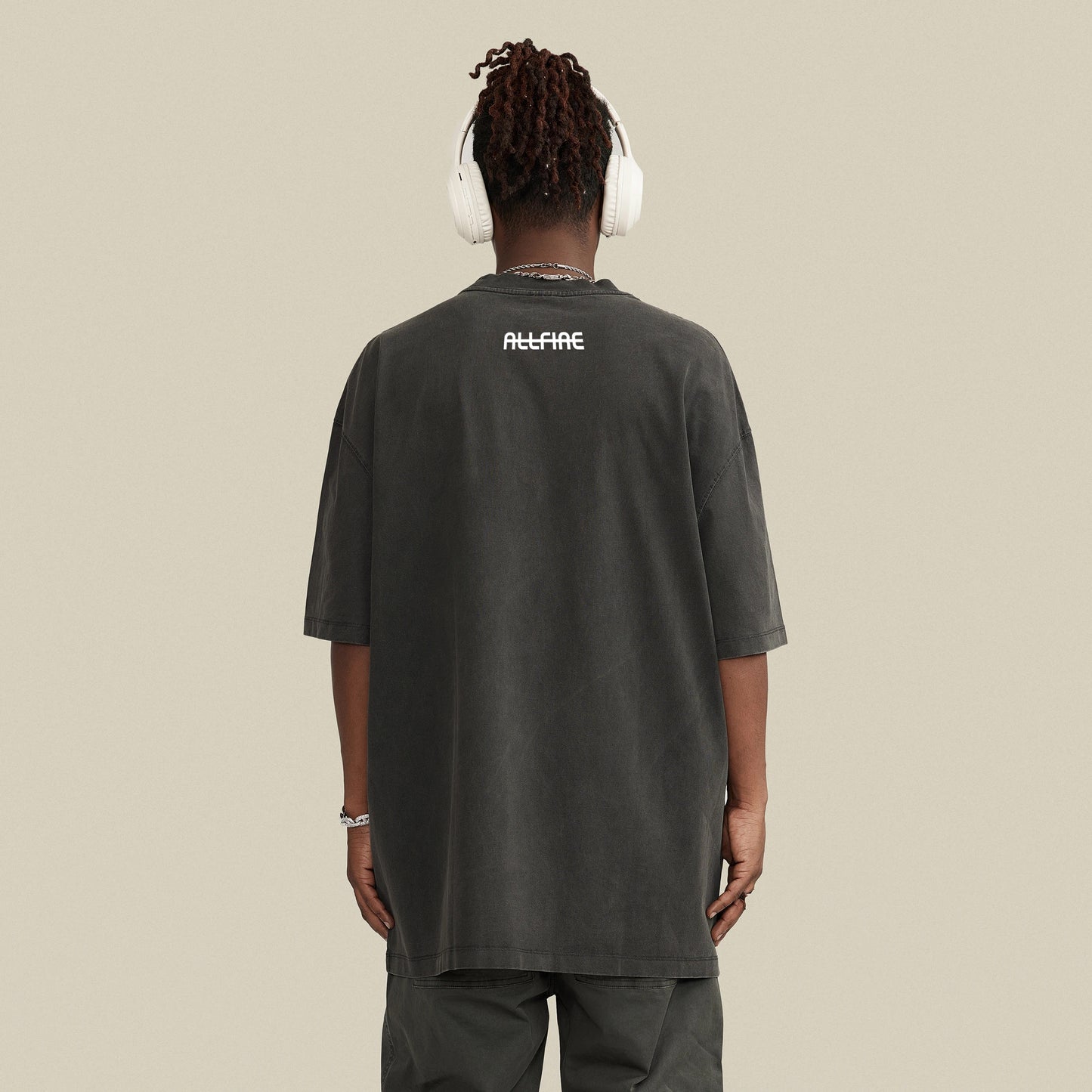 OFFAIAH O Link Stack Washed Tee