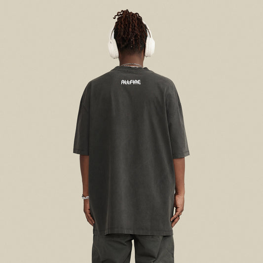 OFFAIAH O Link Stack Washed Tee