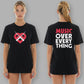 Red Heart Music Over Everything Tee