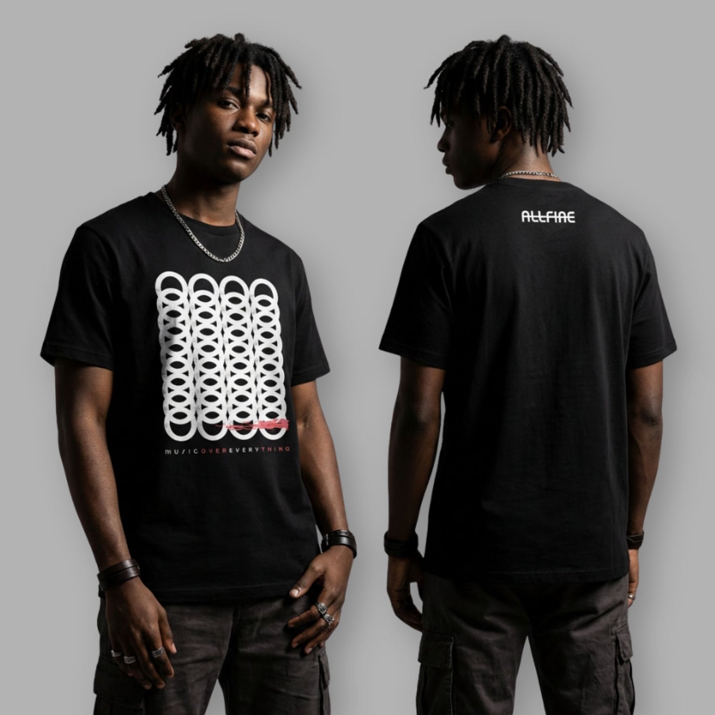 OFFAIAH O Link Stack T-Shirt
